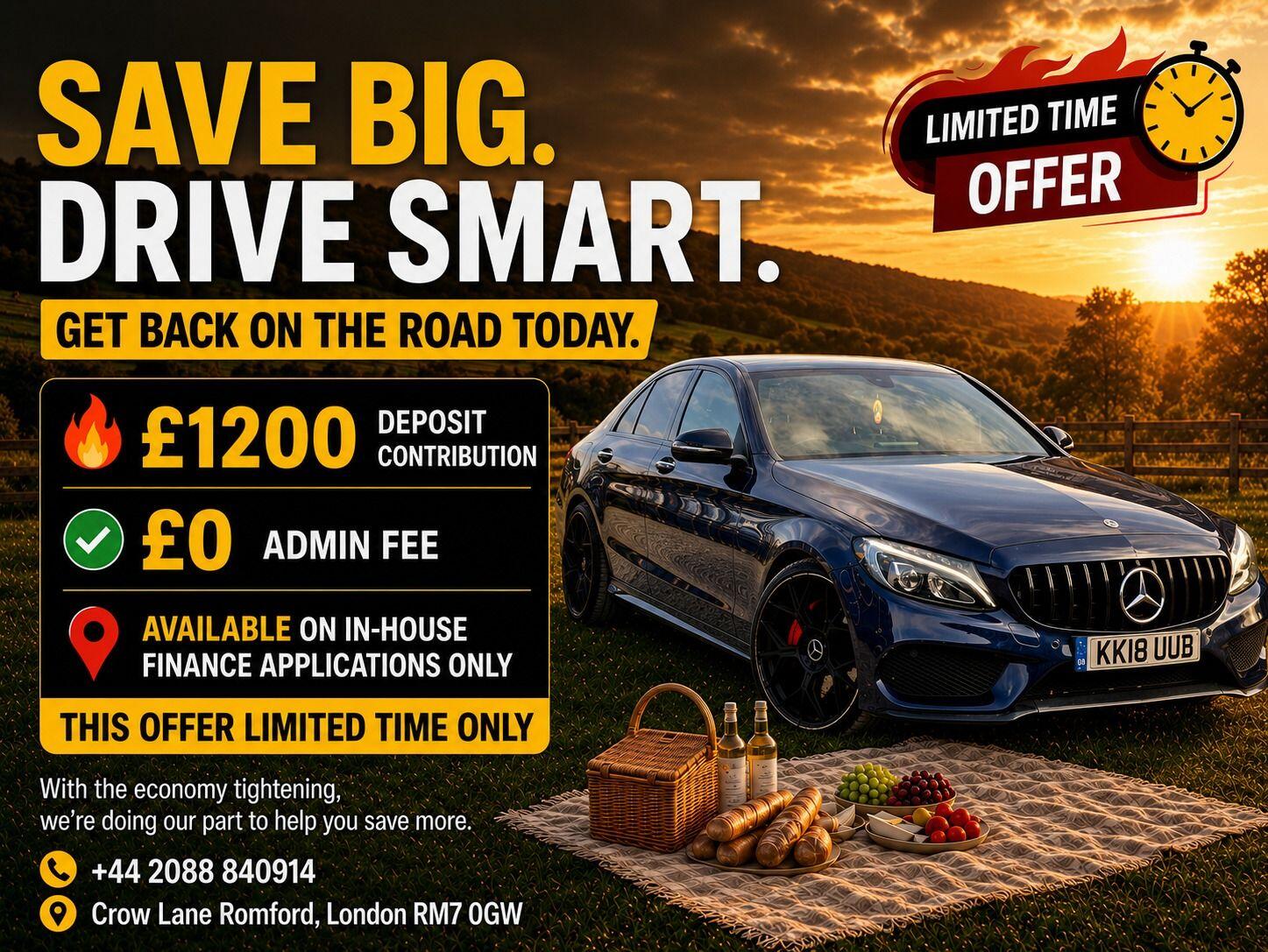 2.1 C220d AMG Line (Premium) Saloon 4dr Diesel G-Tronic+ Euro 6 (s/s) (170 ps)